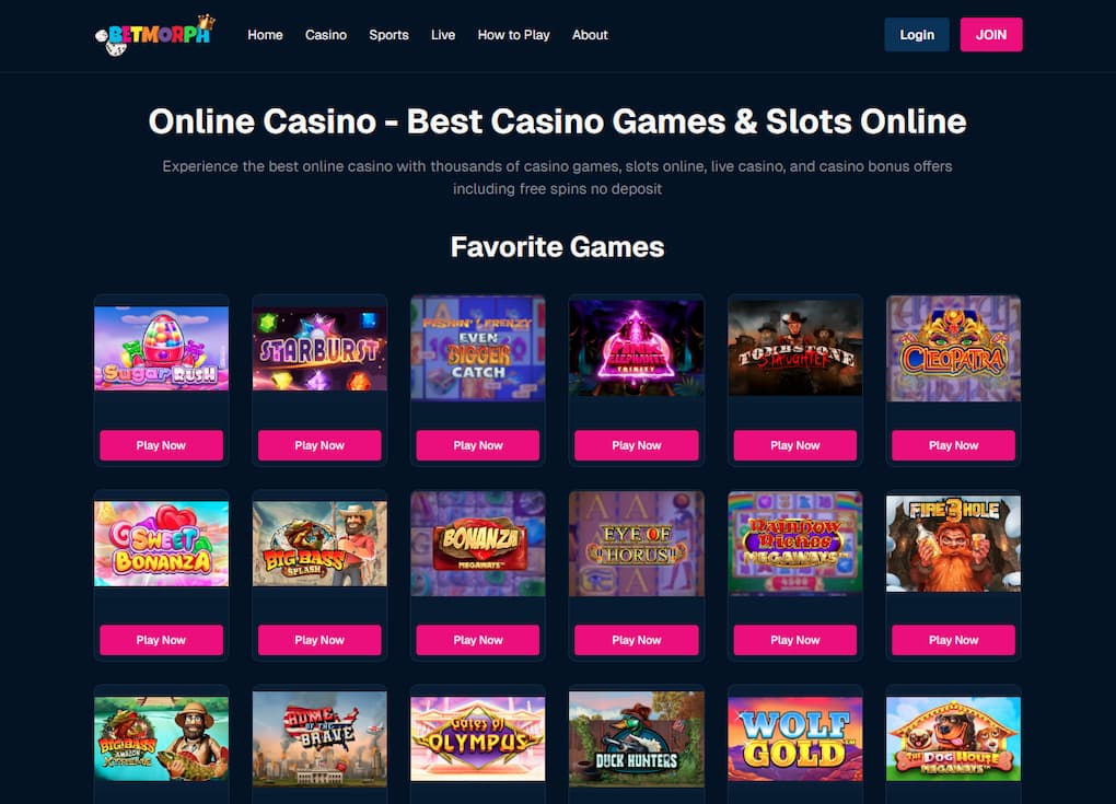 BetMorph - Non GamStop Casinos
