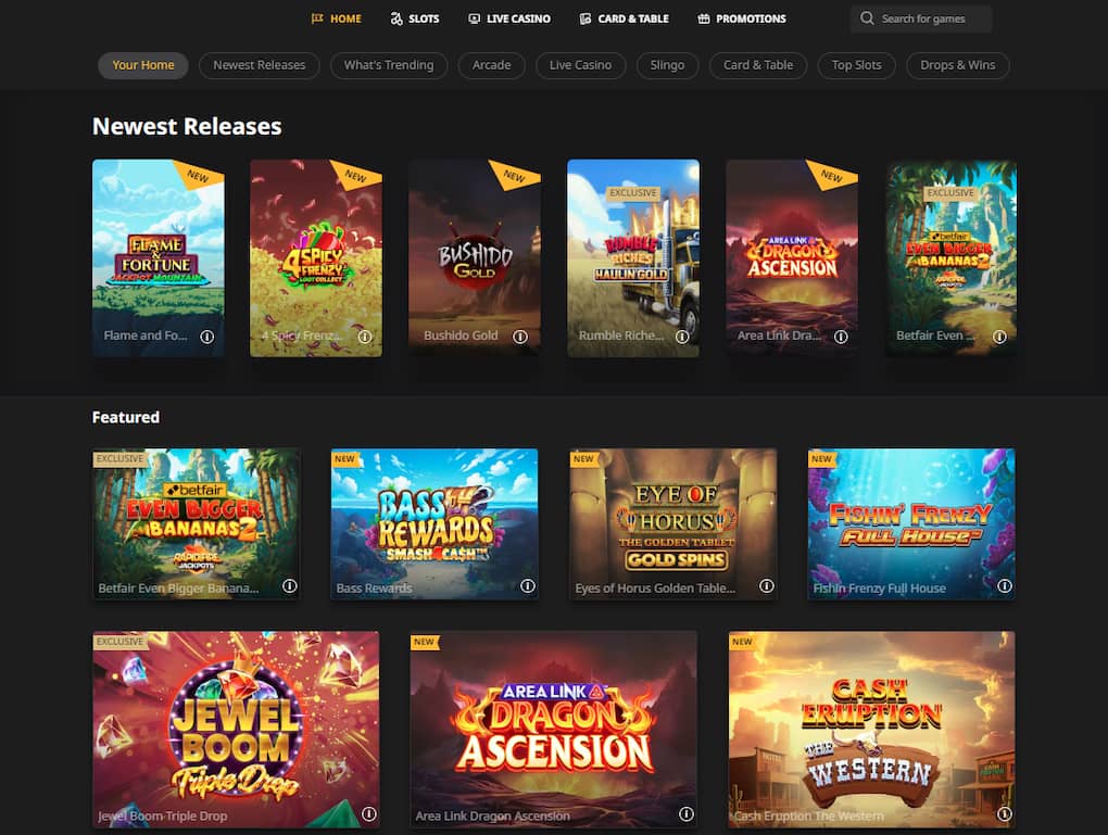 Betfair - Non GamStop Casinos